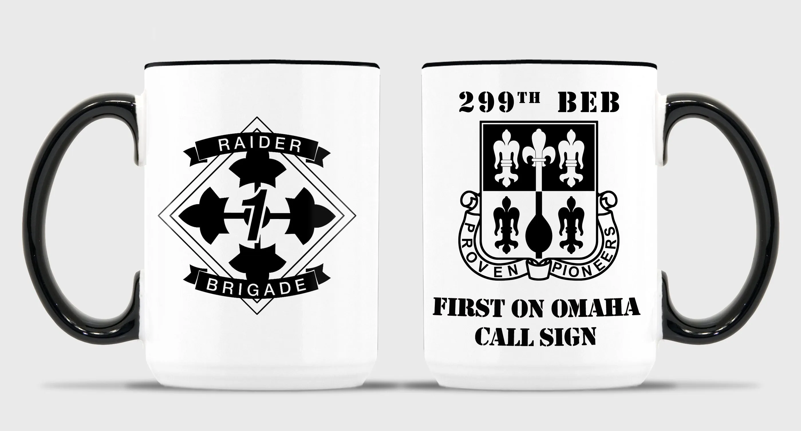 15 oz Coffee Mug- All White or White with Black Trim