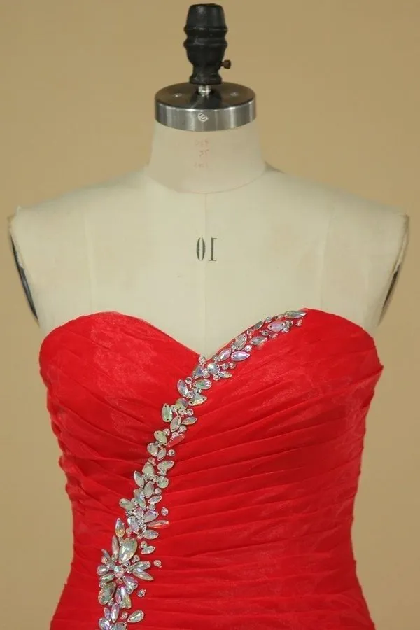 2024 Red Sexy Prom Dresses Mermaid/Trumpet High PXCCFQRM