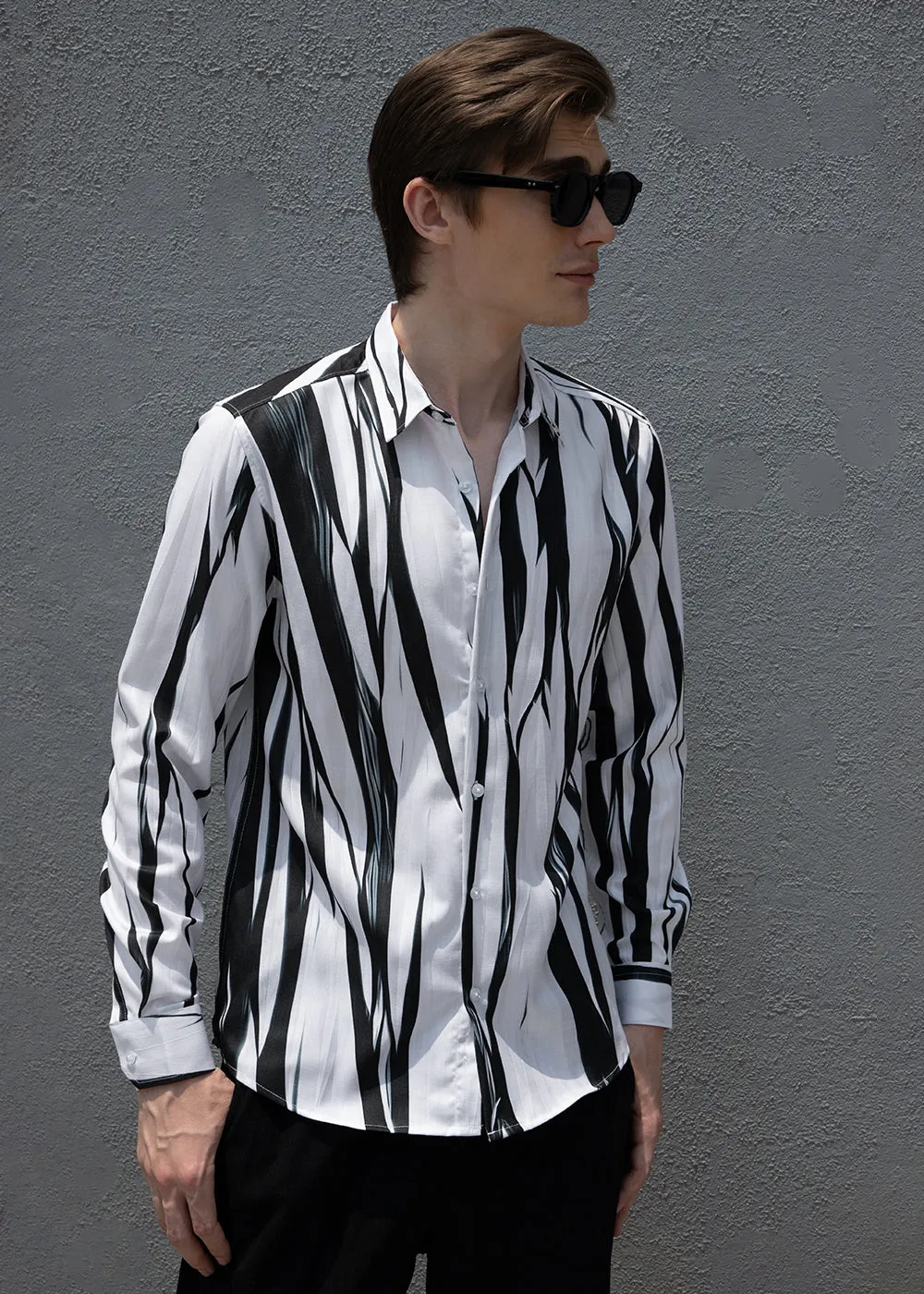 Abstract Black Shirt