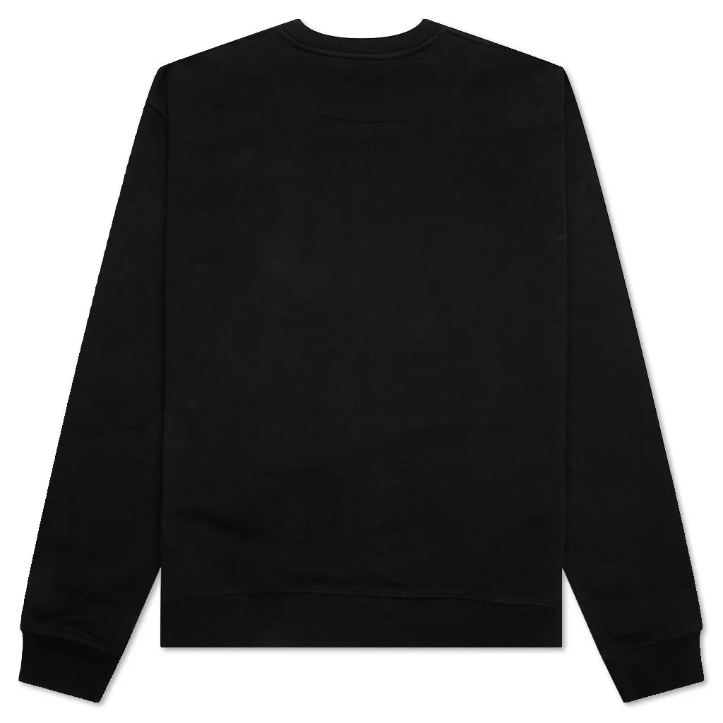 Academy Crewneck - Black/White