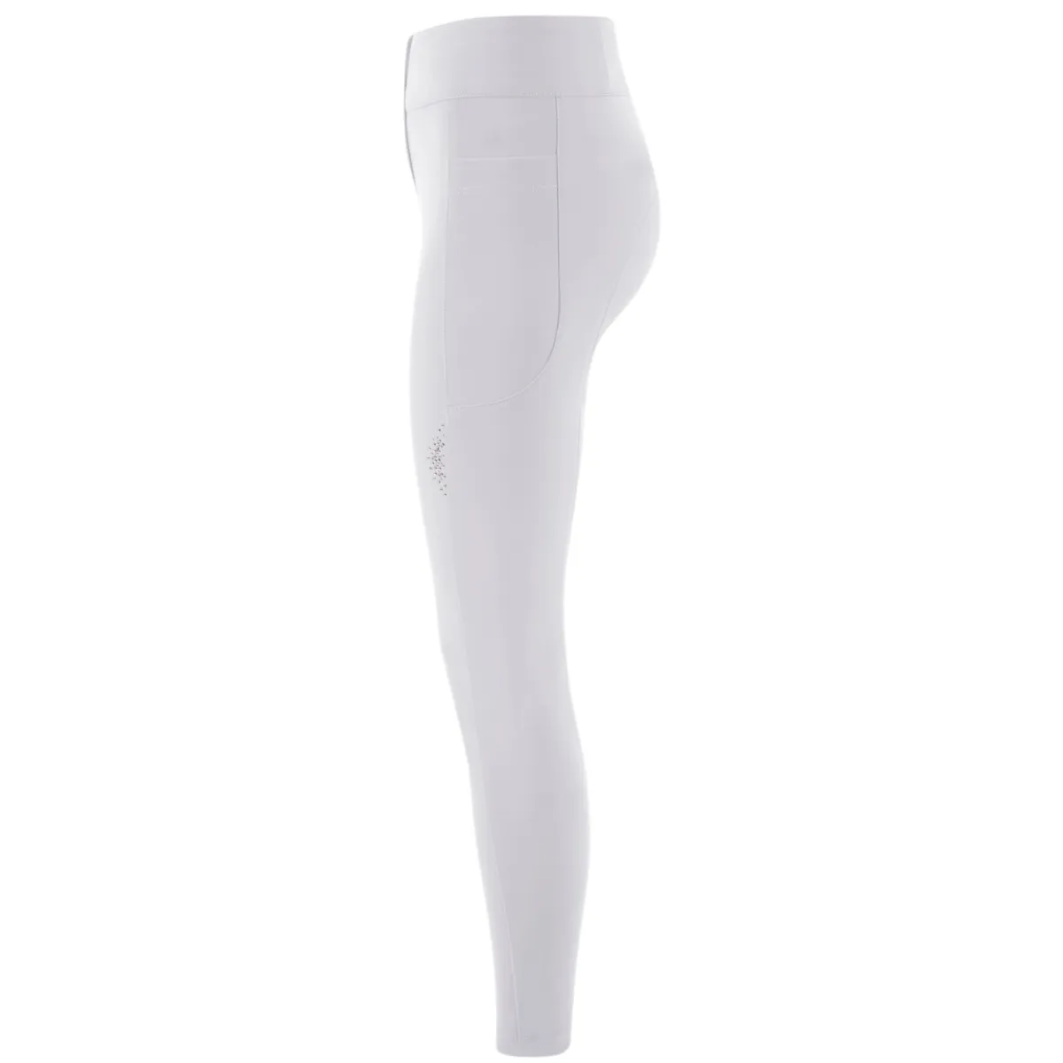 Animo 'Nuvelin' High Rise Breeches in Bianco - Women's IT 36 (US 22)