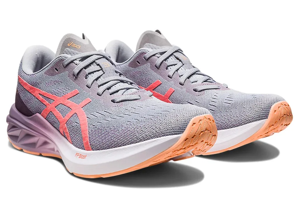 ASICS Women's DYNABLAST 3 (Piedmont Grey/Papaya)