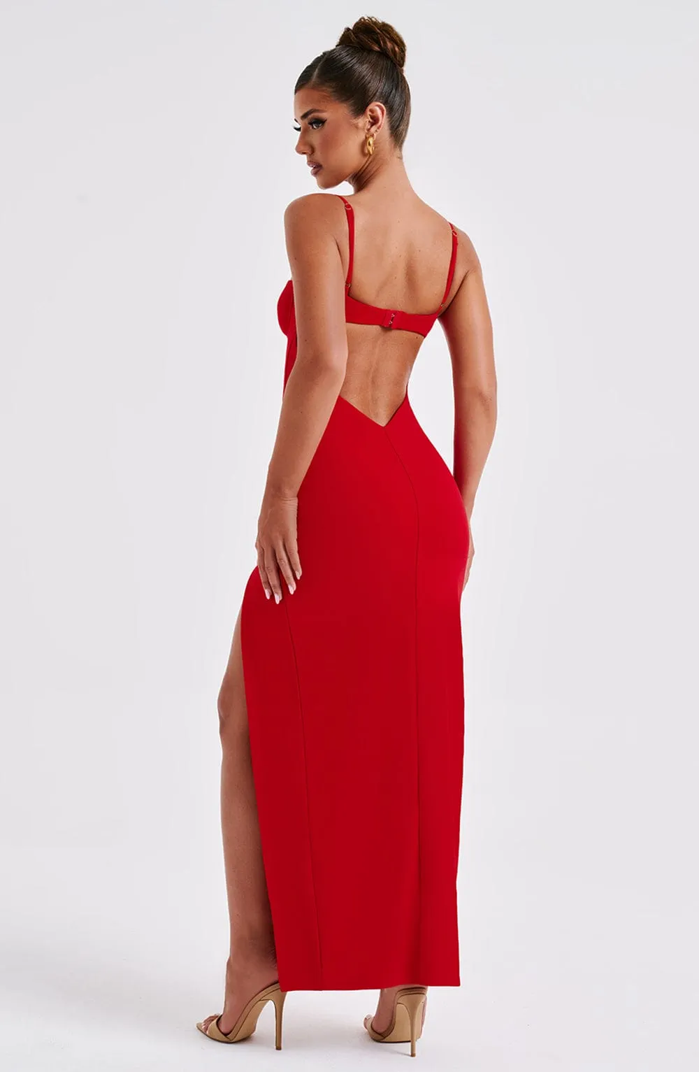 Asteria Maxi Dress - Red