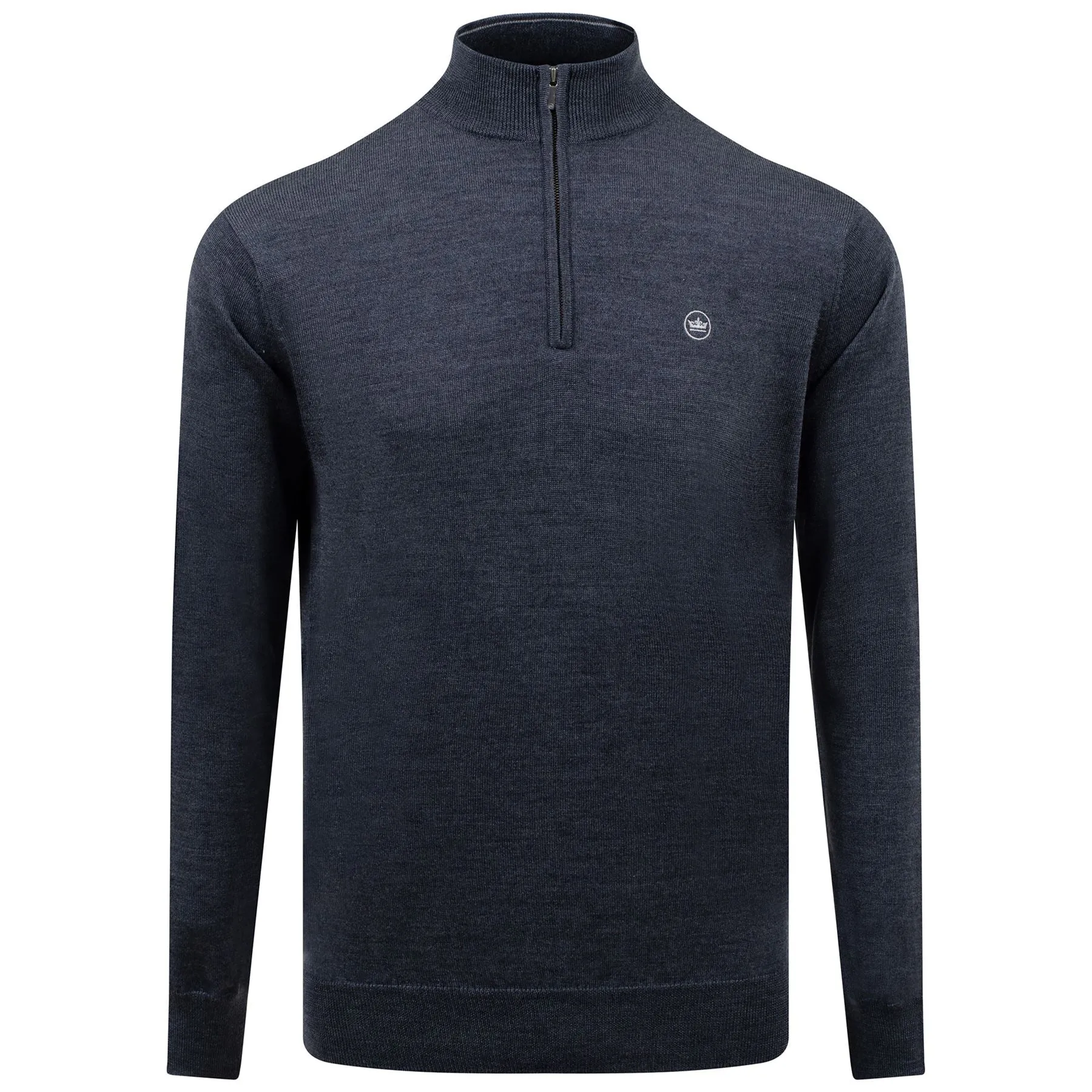 Autumn Crest Quarter Zip Merino Knit Mid Layer Charcoal - 2024