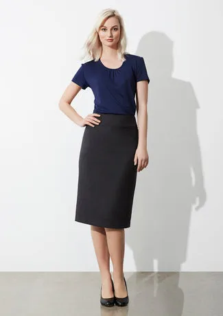 Biz Collection Womens Classic Below Knee Skirt (BS29323)