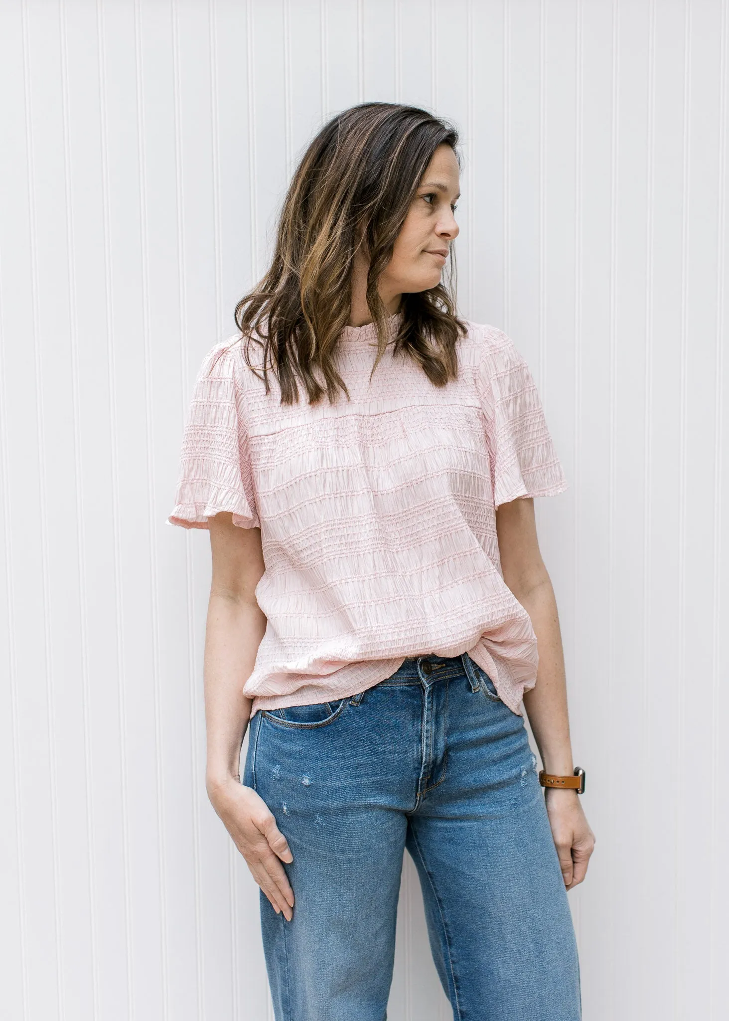 Blush Details Top