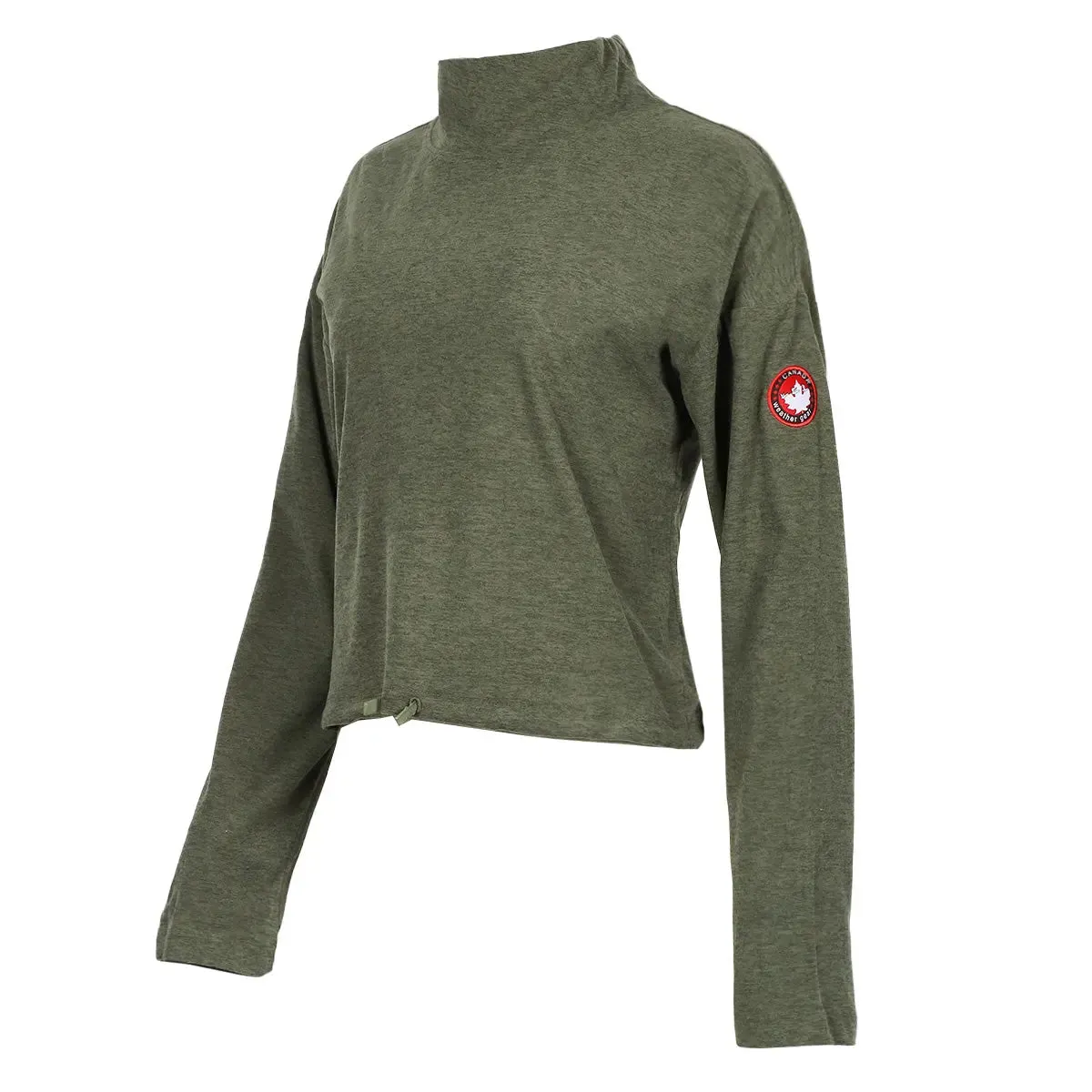 Canada Weather Gear Women's Supreme Soft Mock Neck Sweatshirt