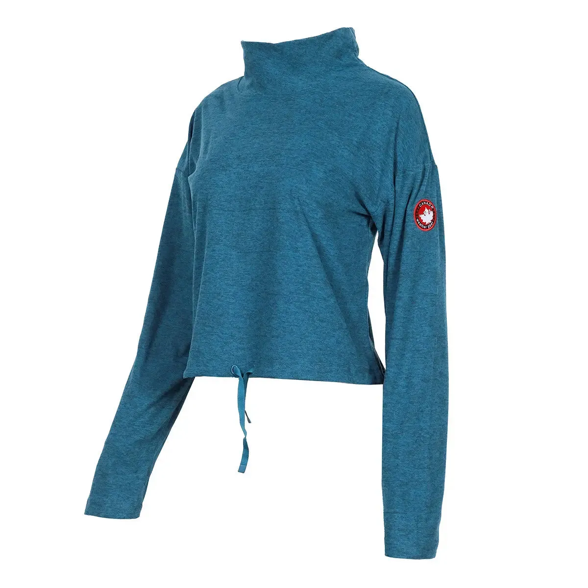 Canada Weather Gear Women's Supreme Soft Mock Neck Sweatshirt