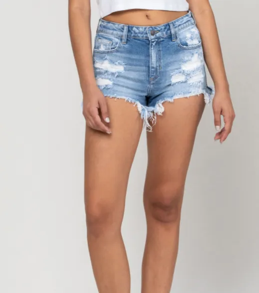 CEL Fray Denim Short