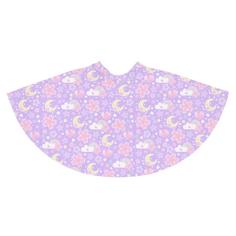 Cherry Blossom Dreams Purple Skater Skirt