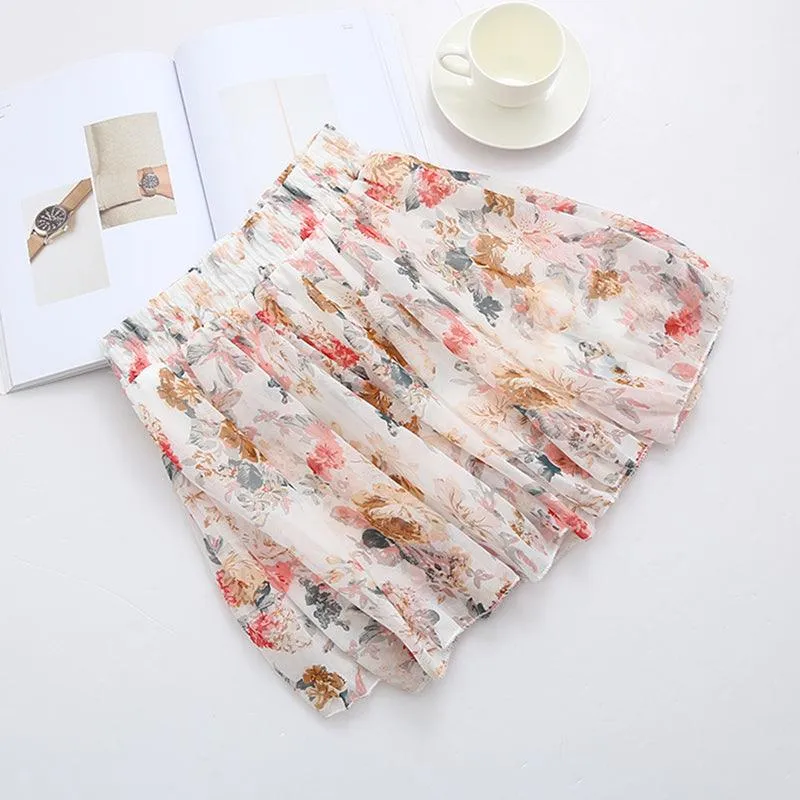 CHLOE CHIFFON FLORAL SKIRT