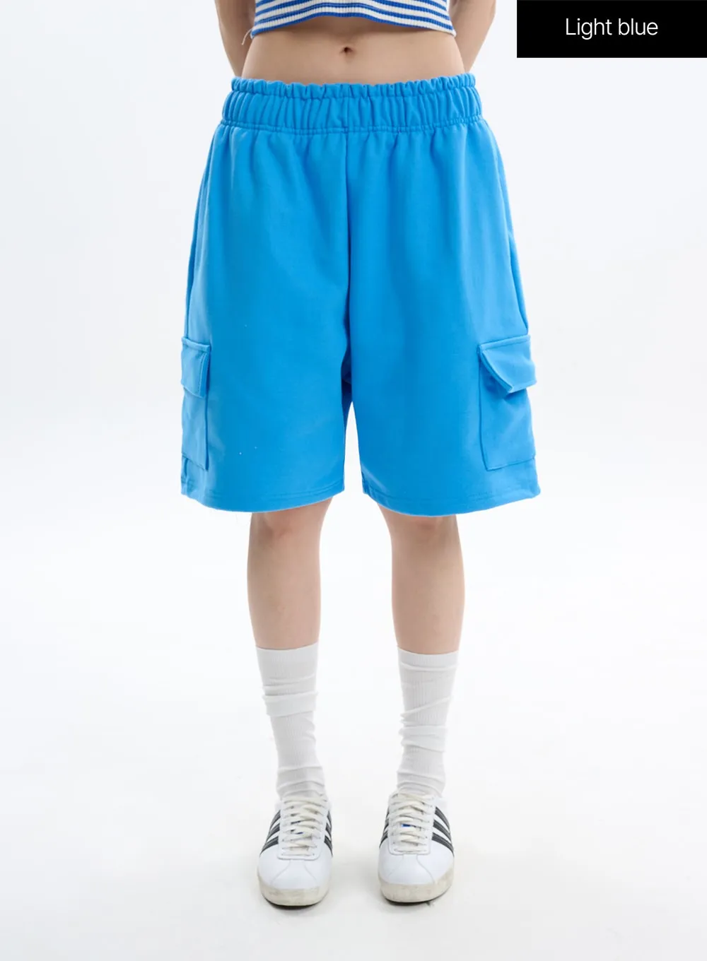 Comfortable Wide Leg Shorts IF413