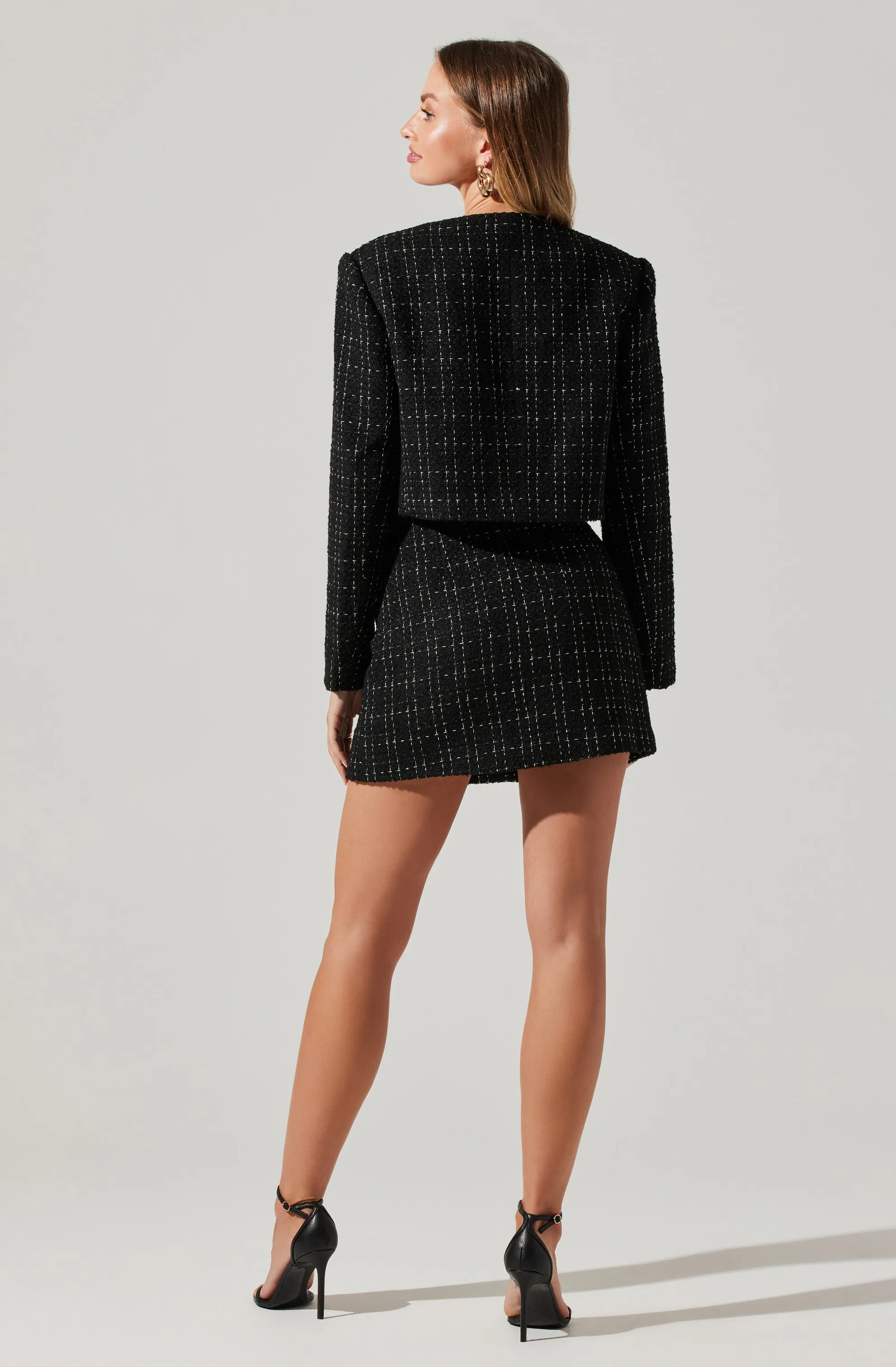 Covina Tweed Mini Skirt