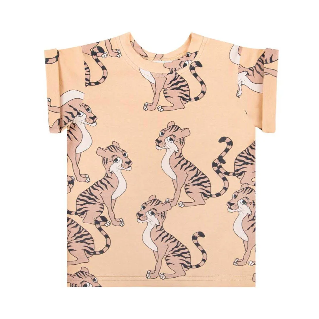 Dear Sophie Tiger Yellow T-shirt