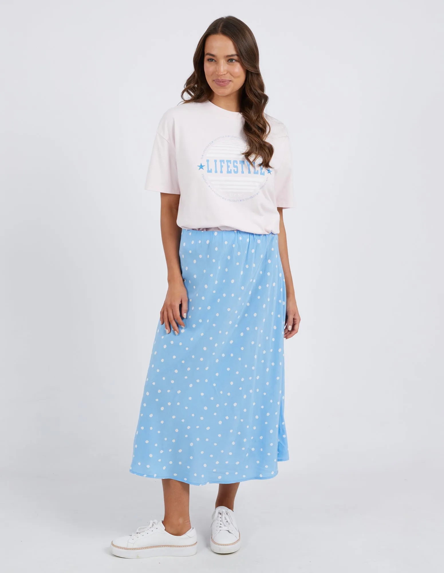 Elm Romy Spot Skirt - Azure Blue