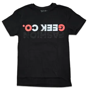 Fashion Geek Geek CO Logo Shirt (Black)