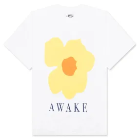 Floral Printed Tee - White