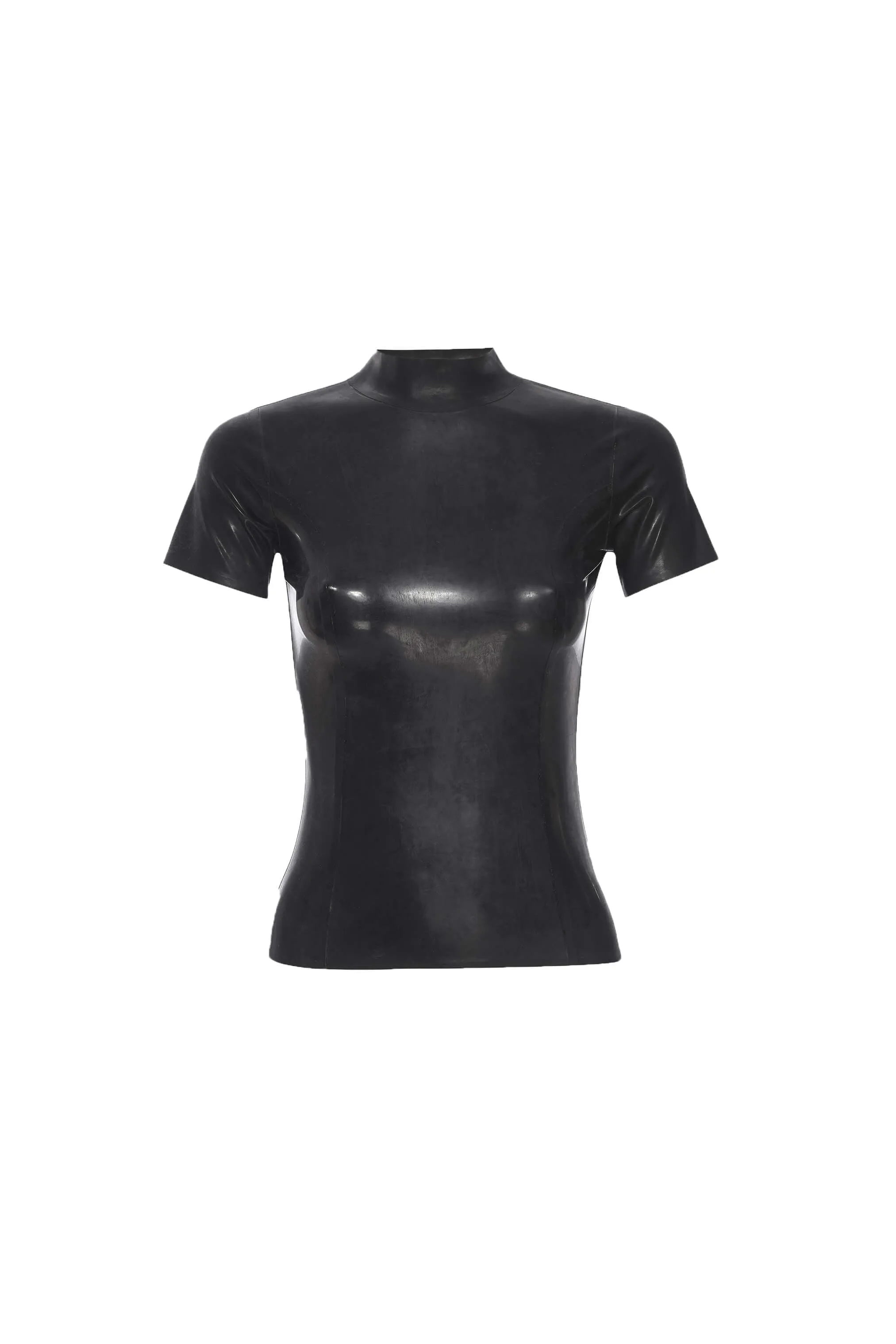 FRANKIE TEE - BLACK LATEX