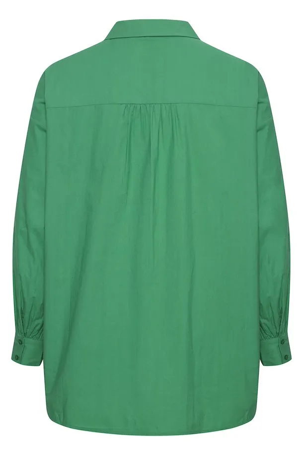 Fransa Plus Shirt in Green