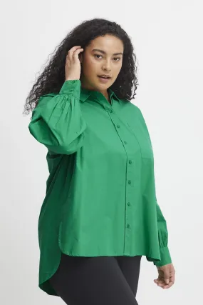 Fransa Plus Shirt in Green