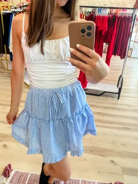 Gingham Style Skirt