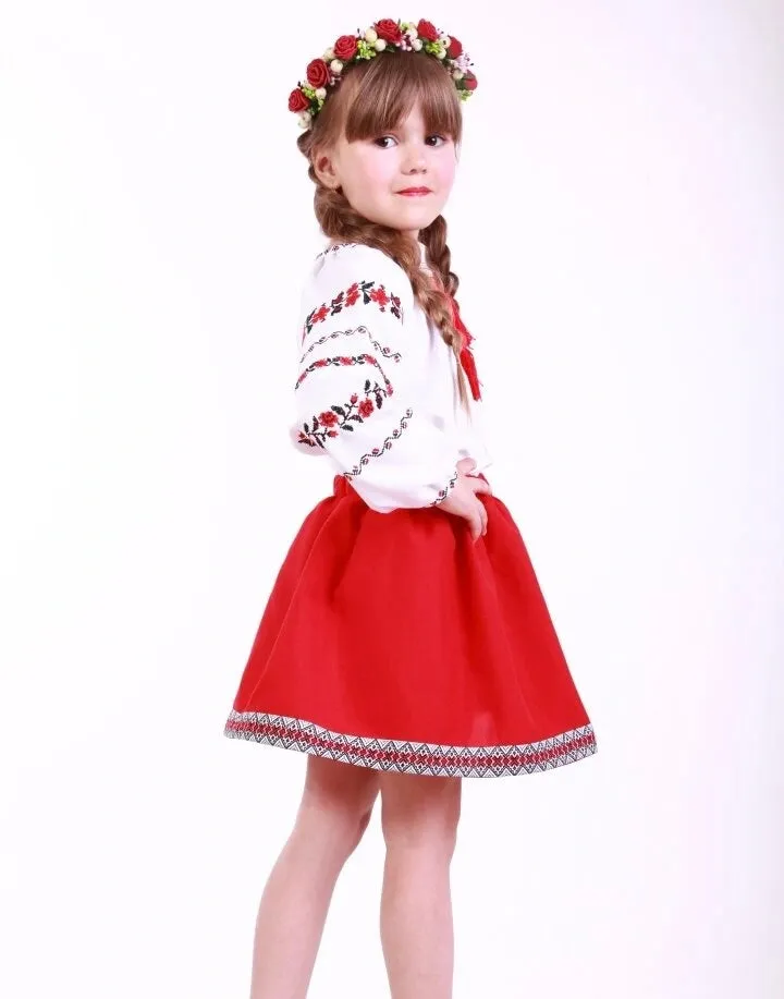 Girl Skirt-Red