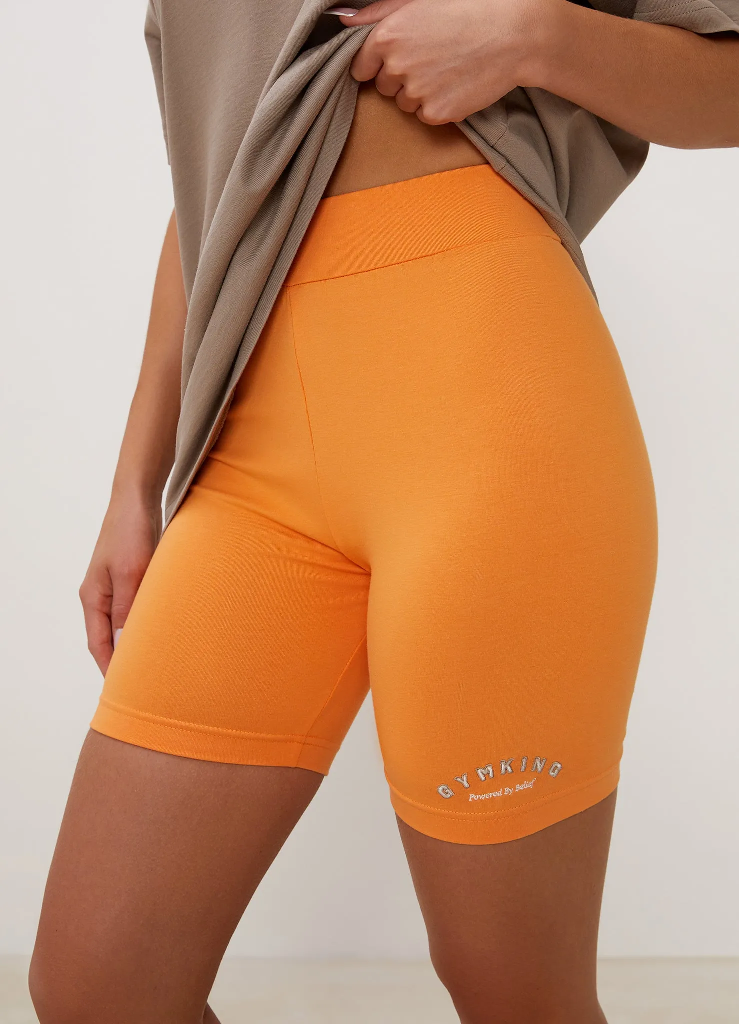 Gym King Spirit of Summer Cycle Short - Papaya Orange