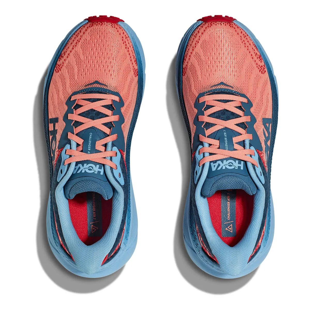 Hoka Challenger 7 Womens | Papaya / Real Teal