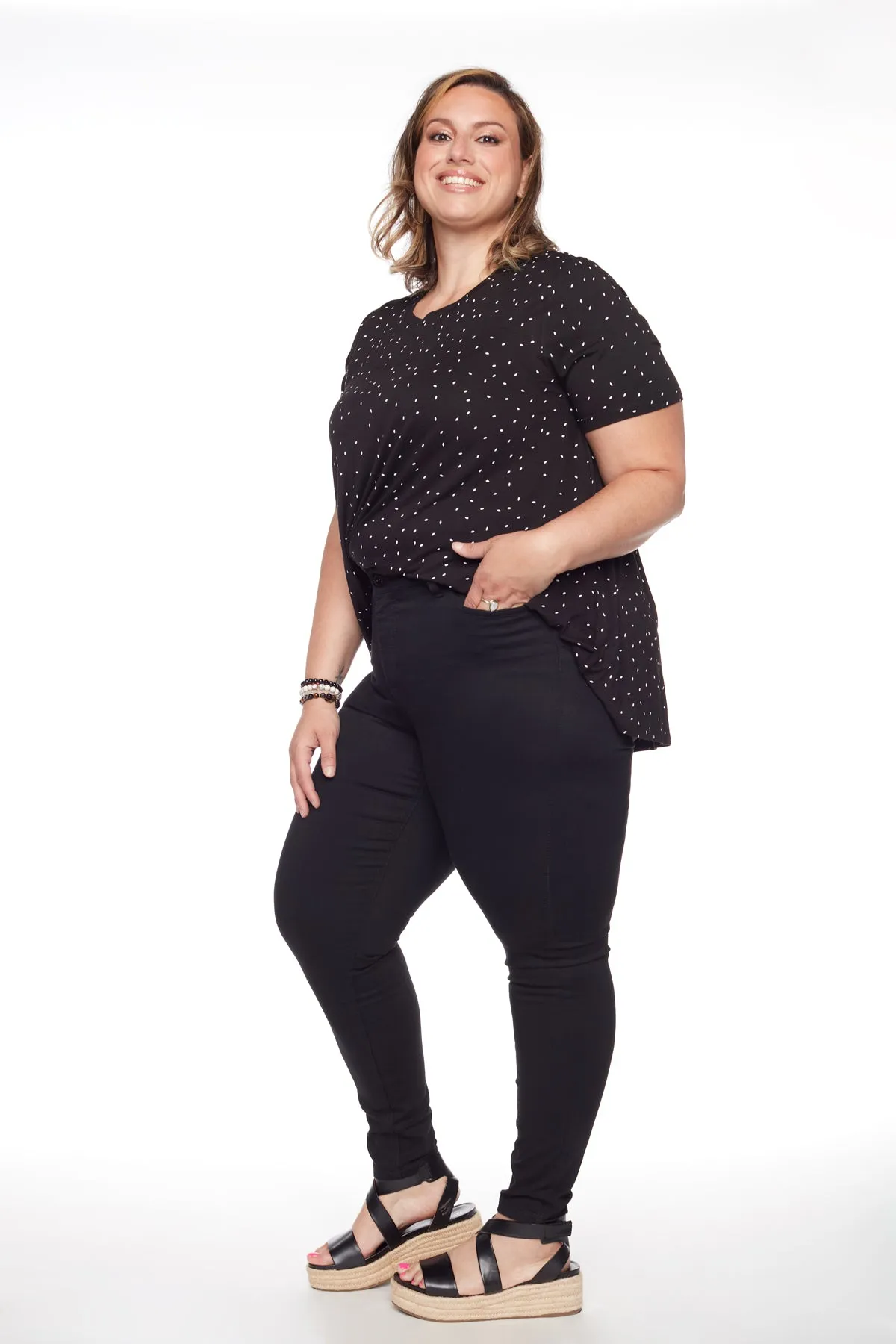 JOY - Regular Rise Skinny PLUS - Black