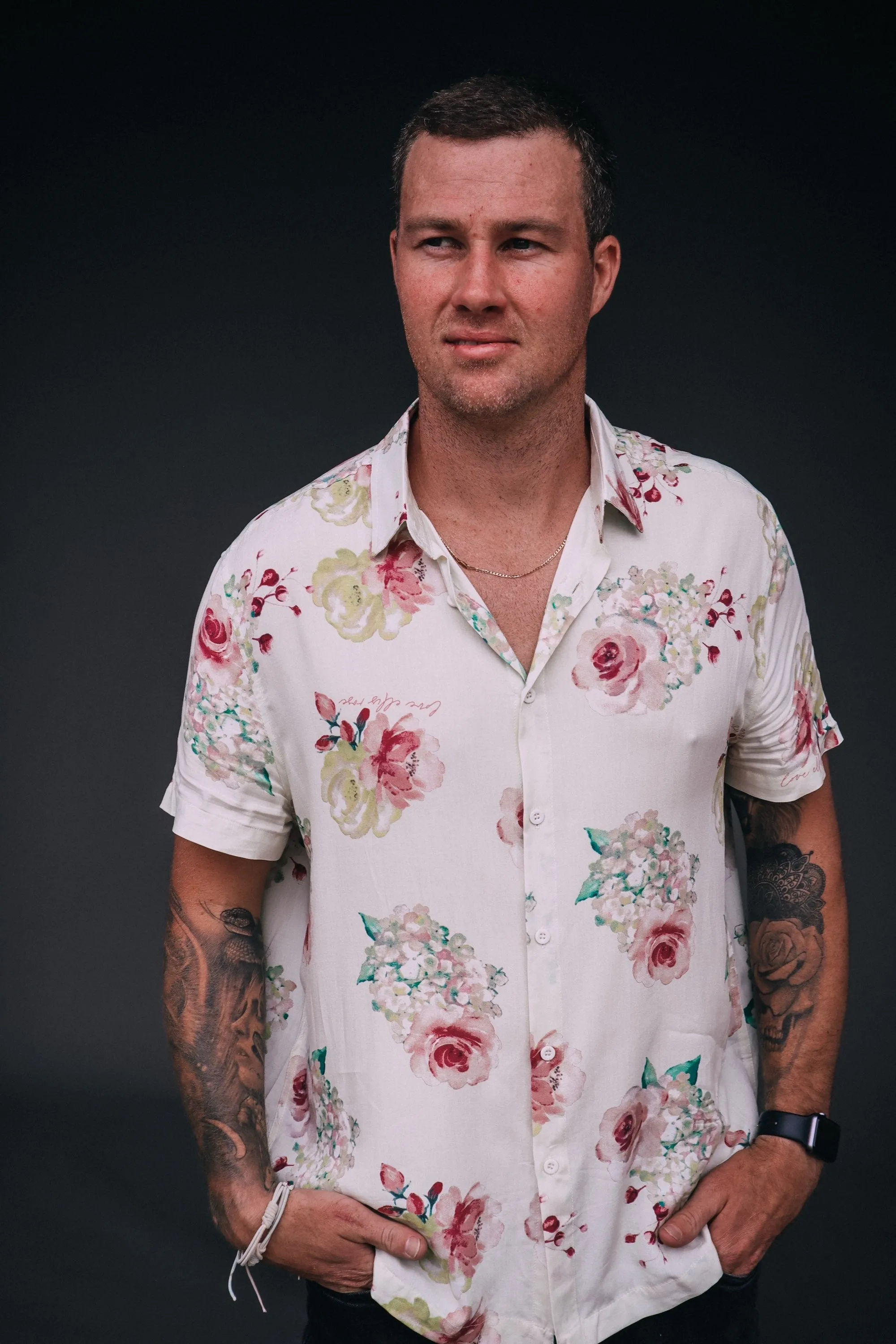 Men's Button Up Shirt - Exclusive Floral Dream