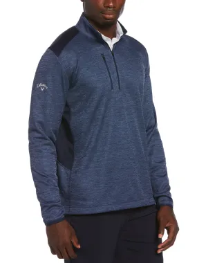 Mens Dual Action Aquapel Block Swing Tech 1/4 Zip Pullover