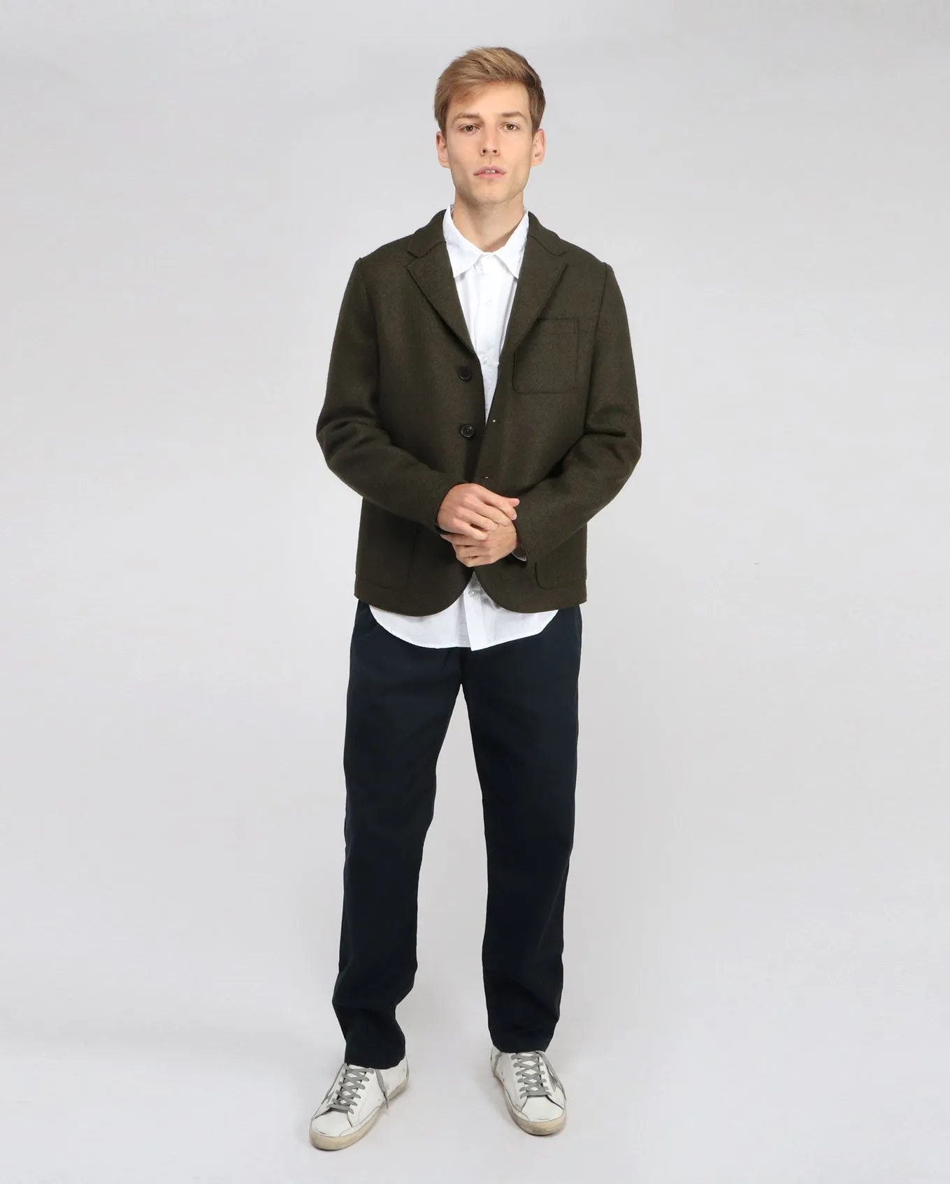 MEN'S TWILL EASY CHINO / NAVY