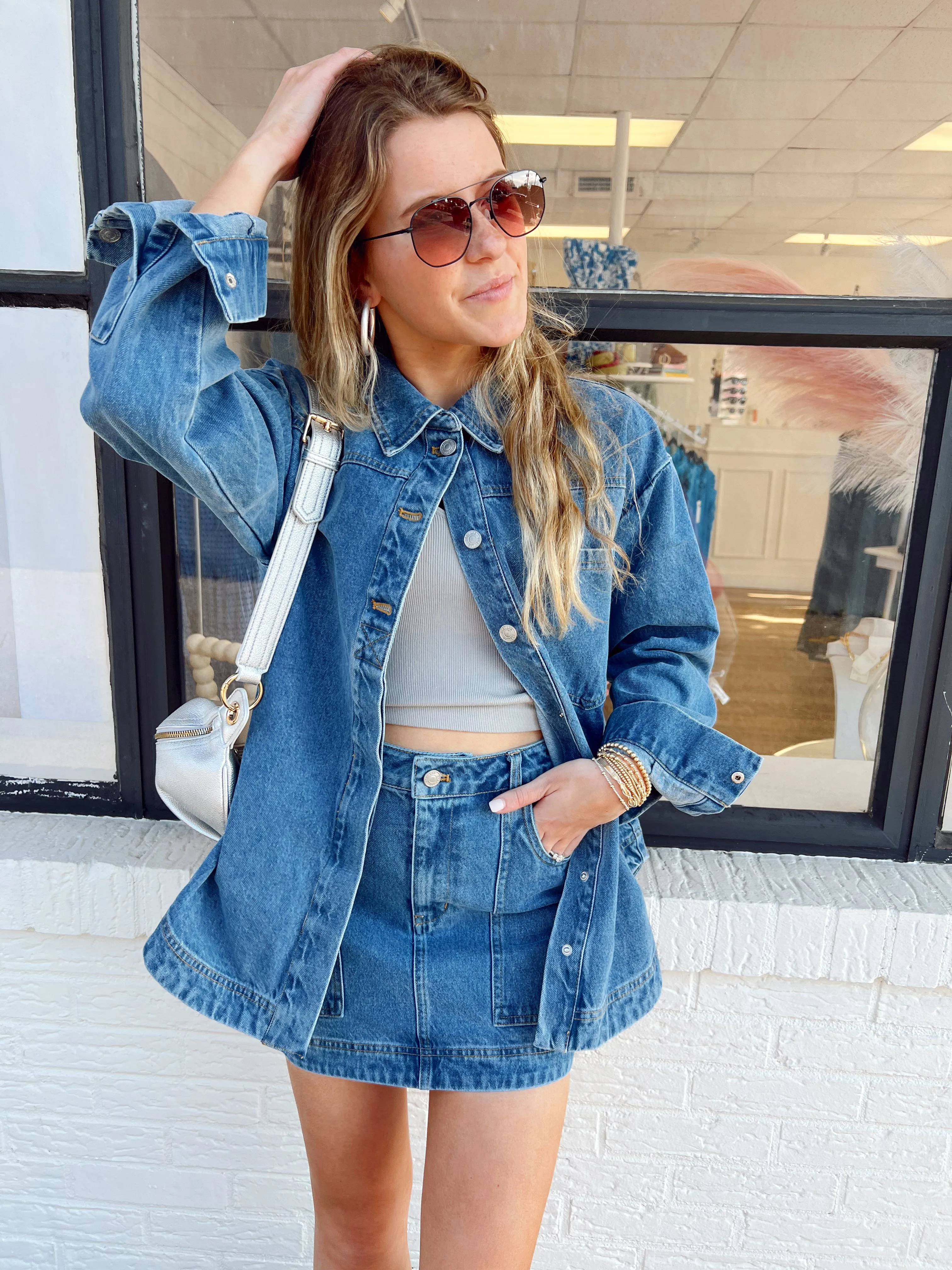 Mini Me Denim Skirt