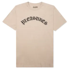 Old E Logo T-Shirt - Sand