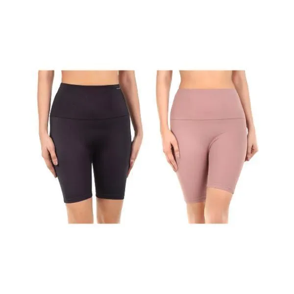 Pack Of 2 Long Leg Shaping Slip Shorts For Women