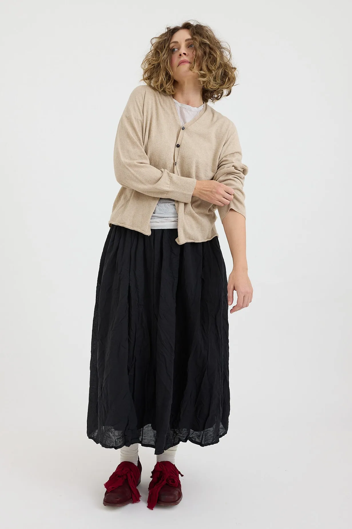 Pas de Calais - Tucked Long Skirt