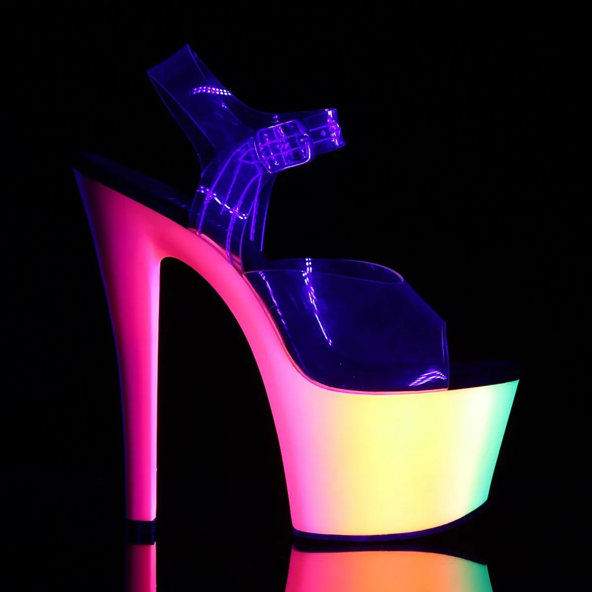 Pleaser Rainbow-308UV Sandals