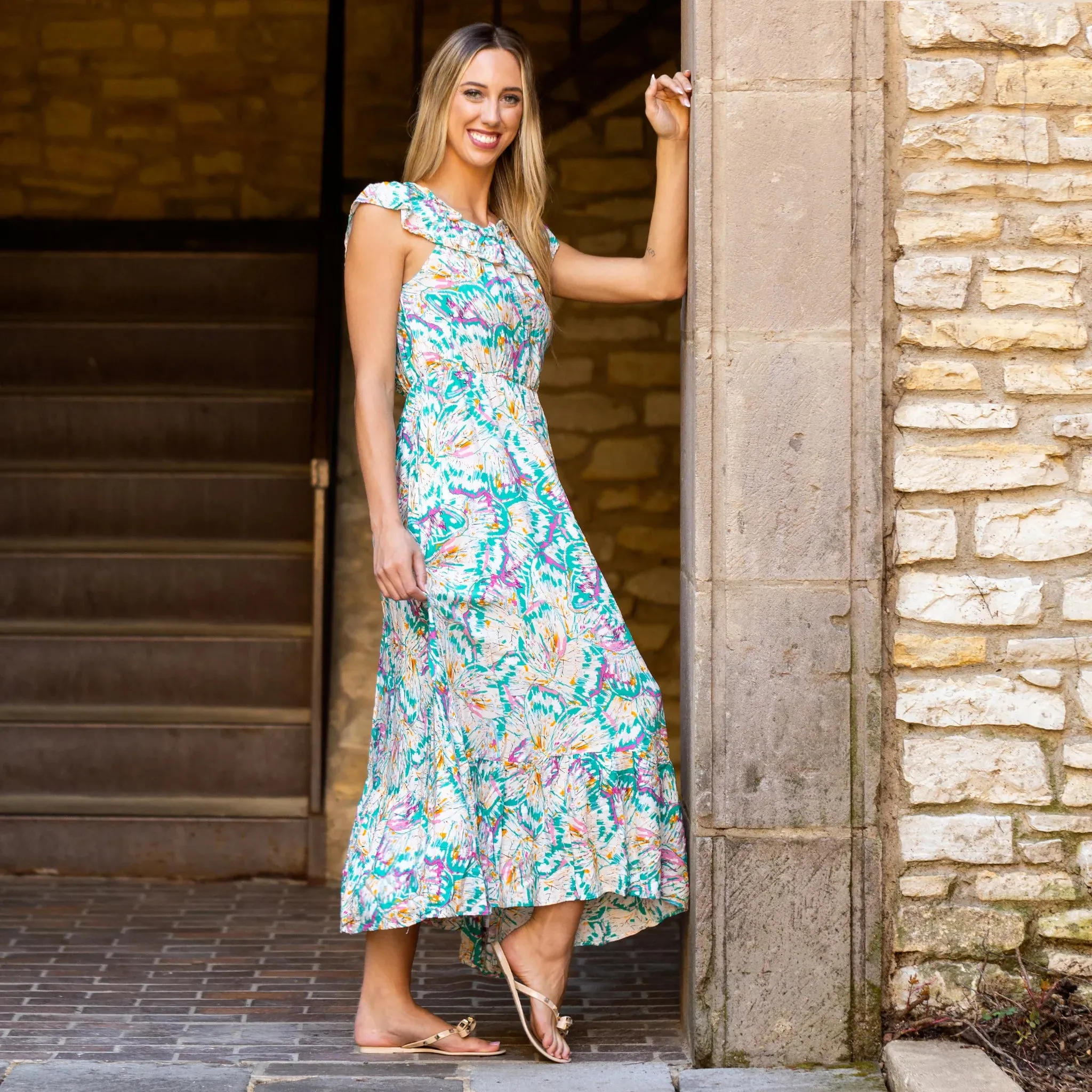 Printed Maxi Dress