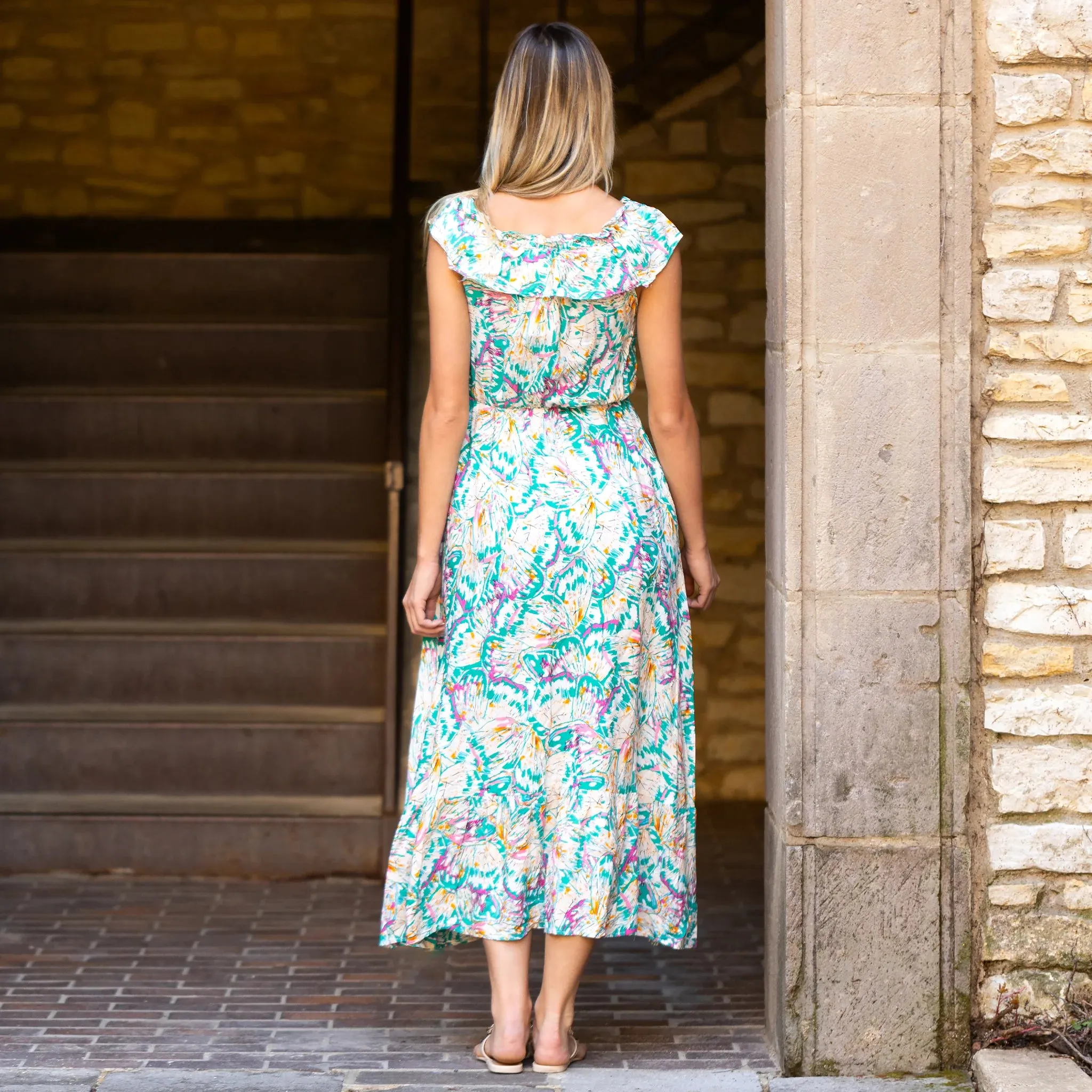 Printed Maxi Dress