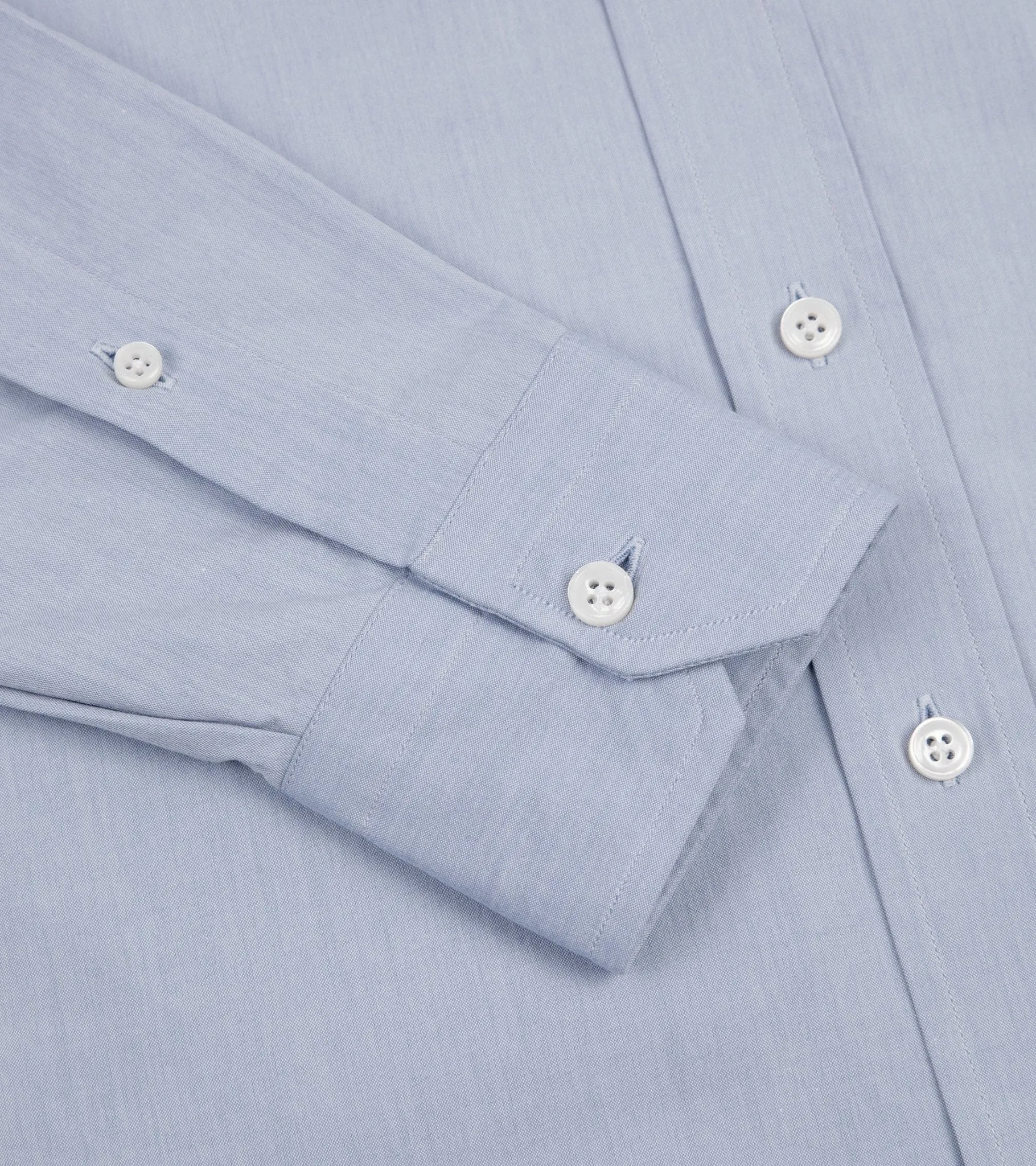 Salvatore Piccolo Light Canvas Shirt: Blue