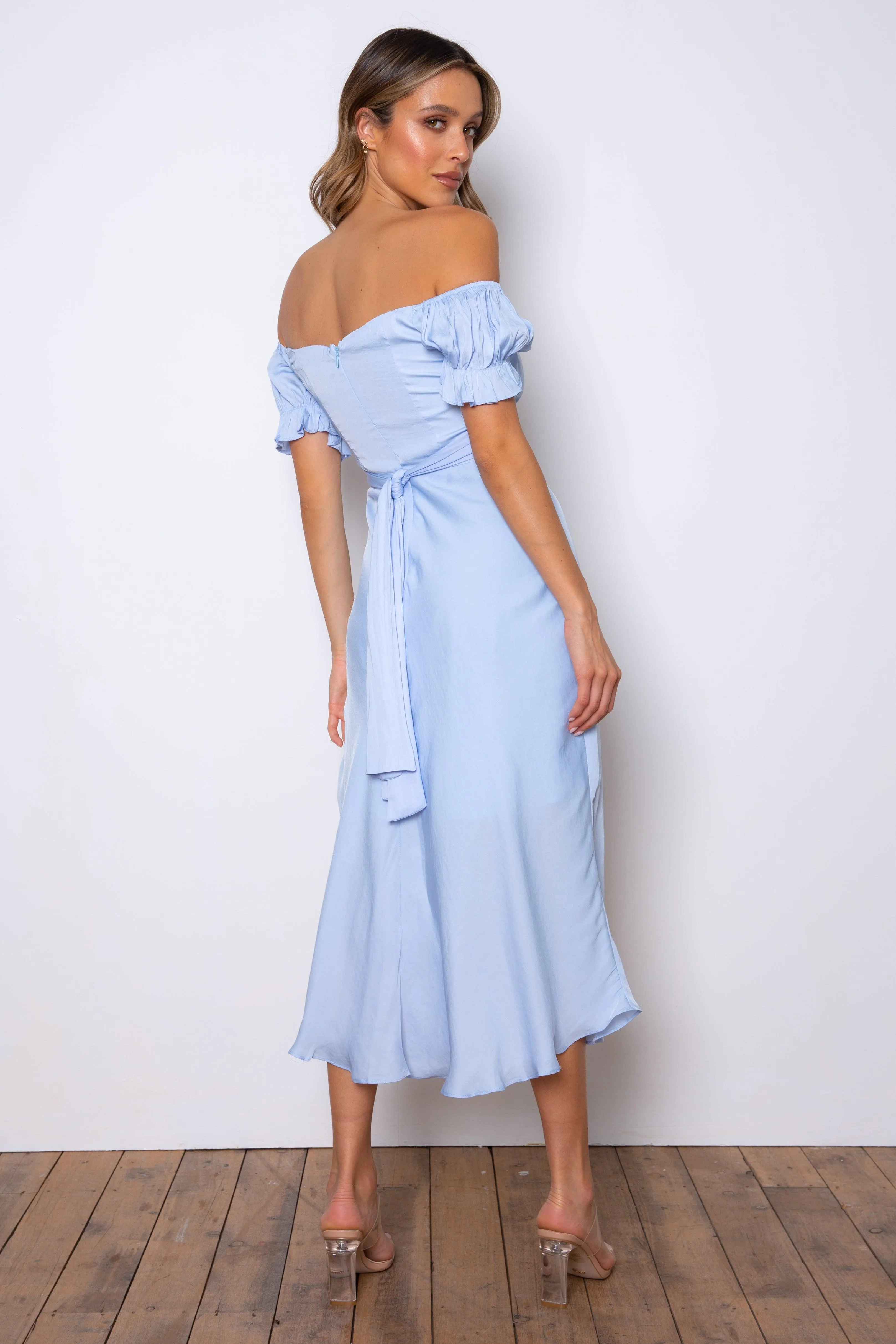 Samantha Dress - Sky Blue