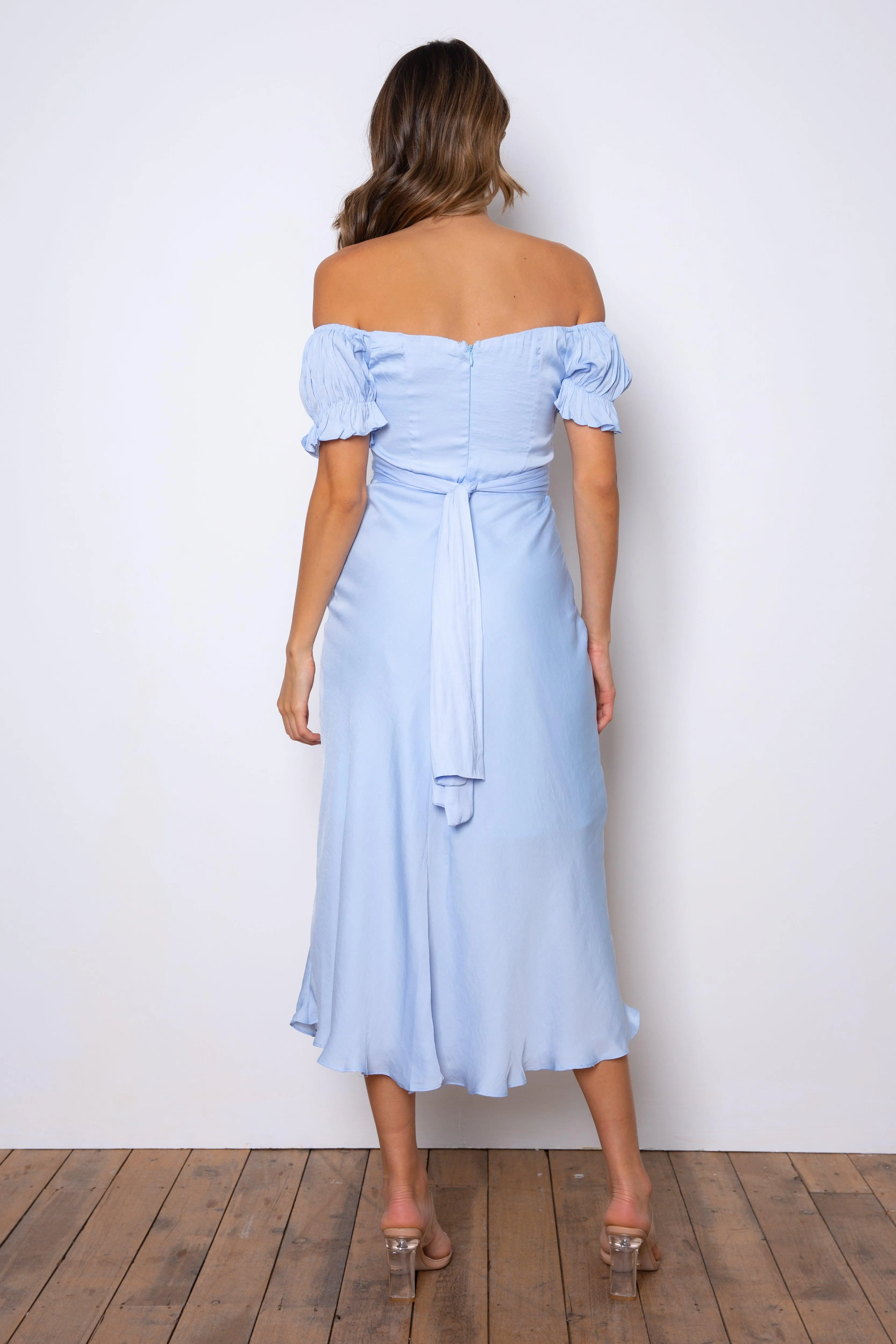 Samantha Dress - Sky Blue