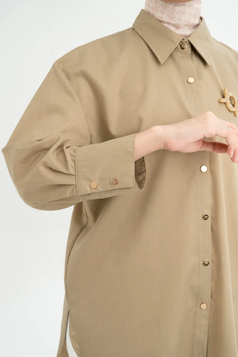 Shanaz Shirt Beige Tan