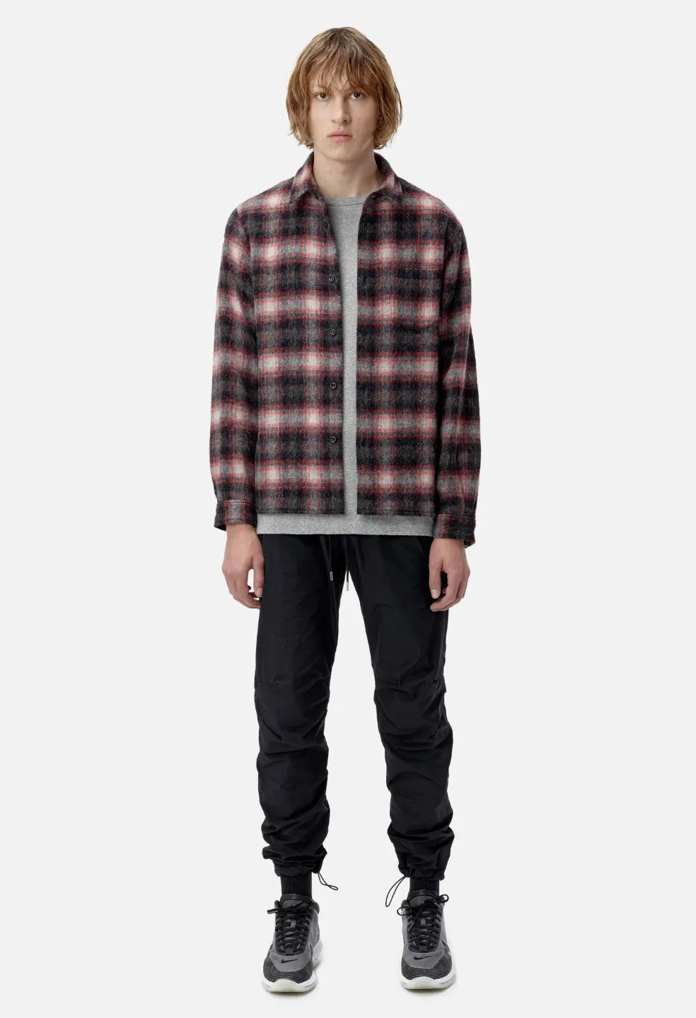 Sly Alpaca Straight Hem / Red Check