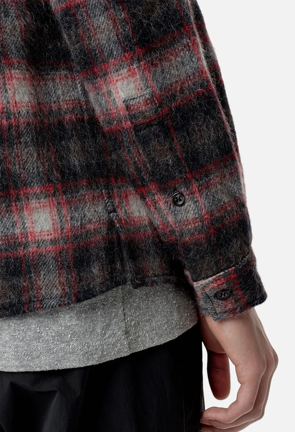 Sly Alpaca Straight Hem / Red Check