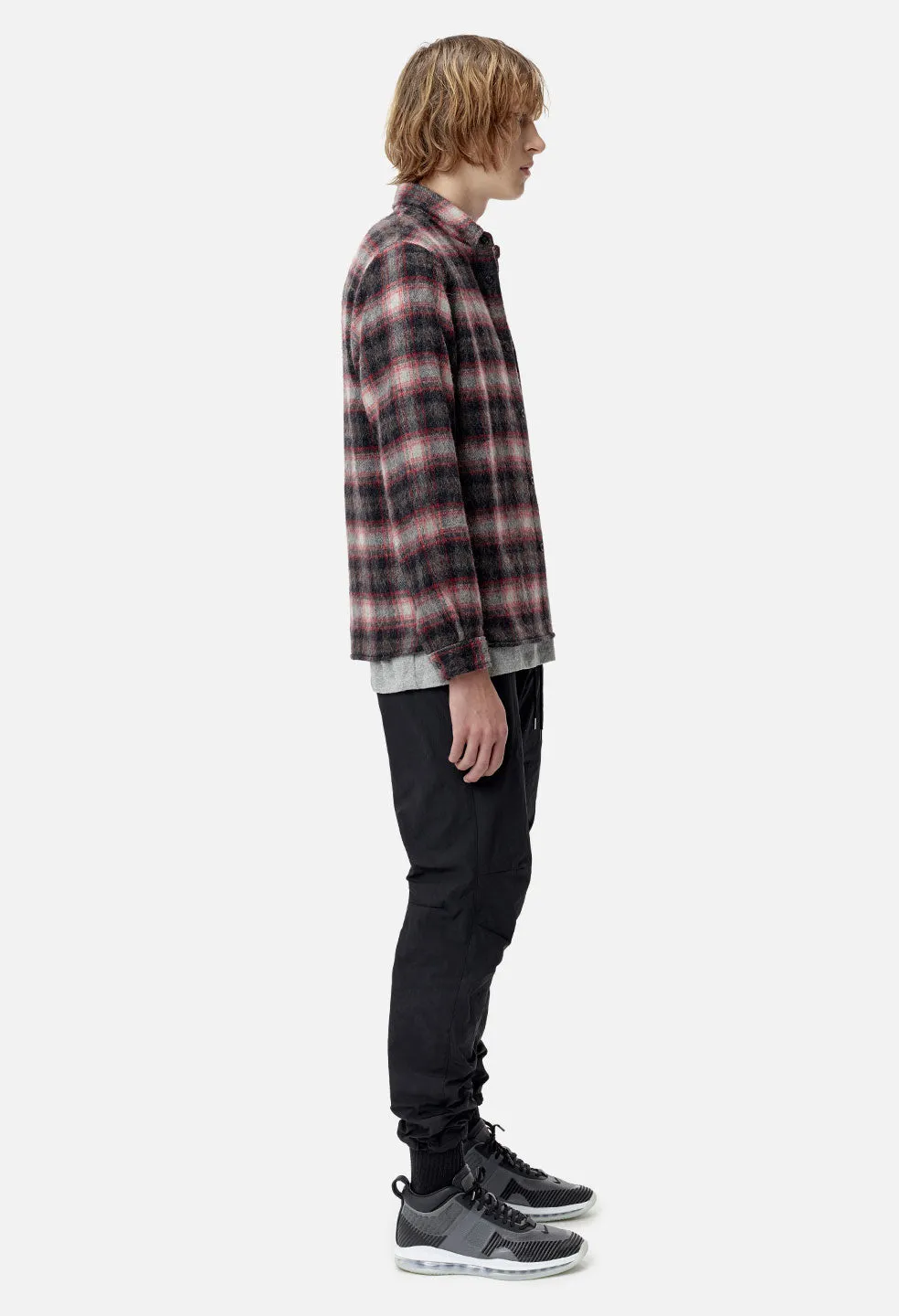 Sly Alpaca Straight Hem / Red Check