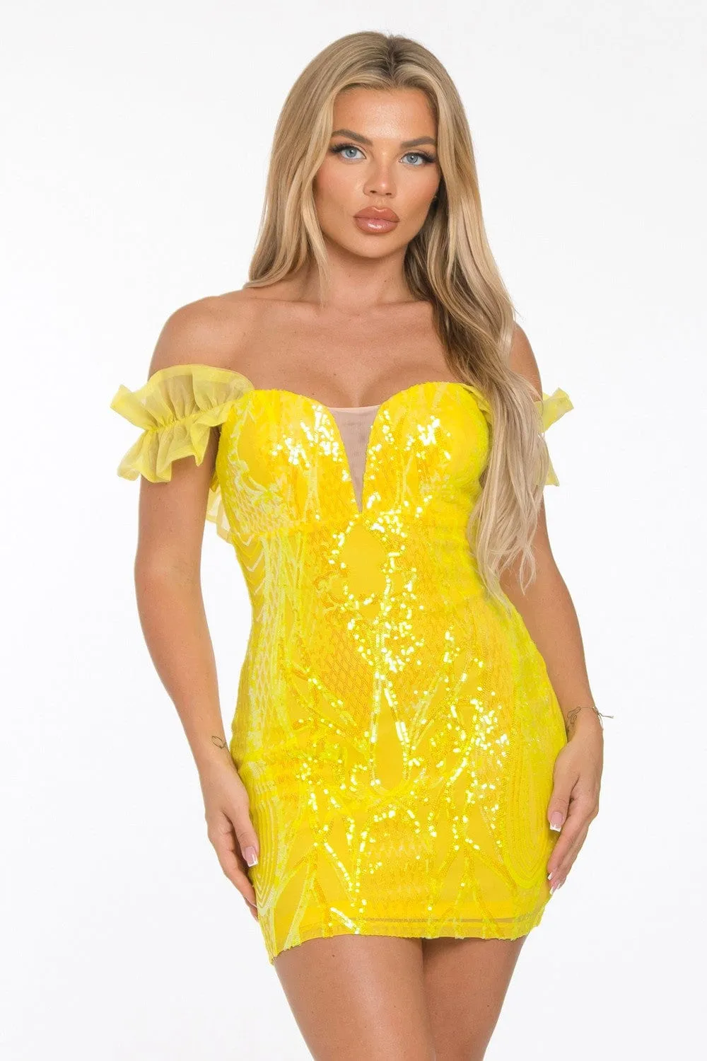 Sweet Baby Sequin Mini Dress