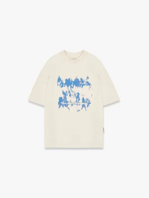 T-SHIRT CHAOTIC WORLD - CREAM