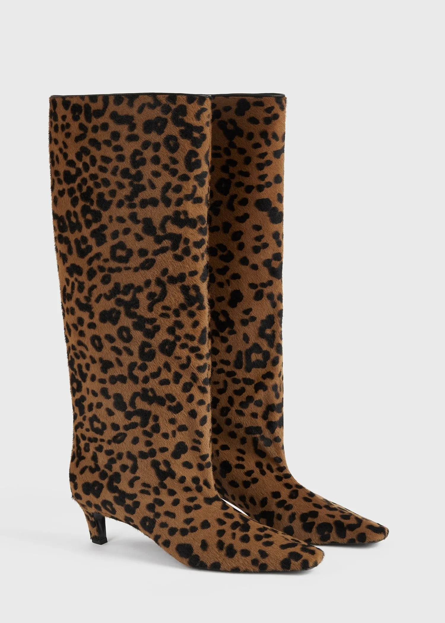 The Wide Shaft Boot leopard