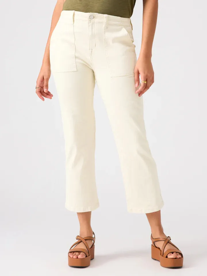 Vacation Crop High Rise Pant - Birch